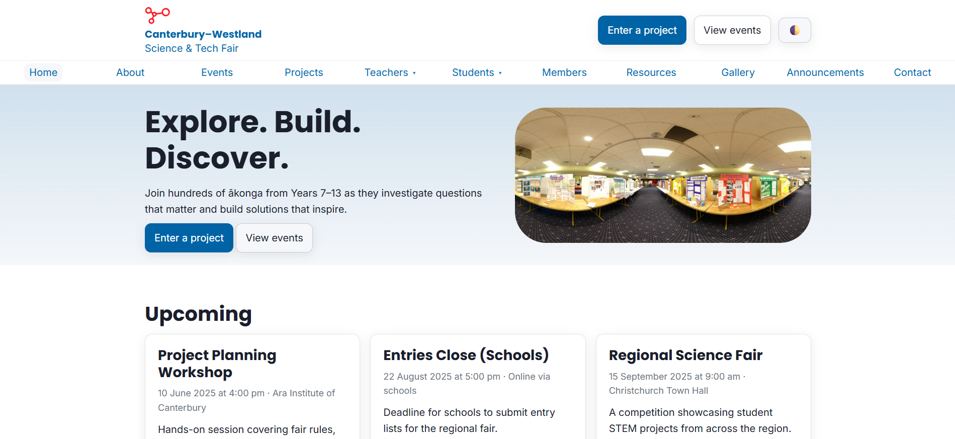 Science and Technology Fair Website 2025