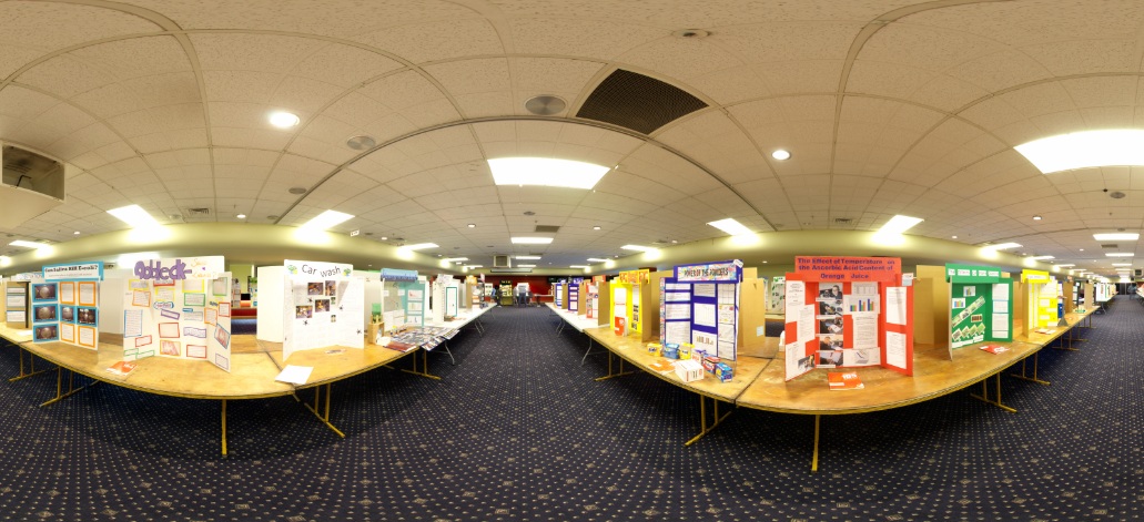 Science Fair Empty Hall Showcase